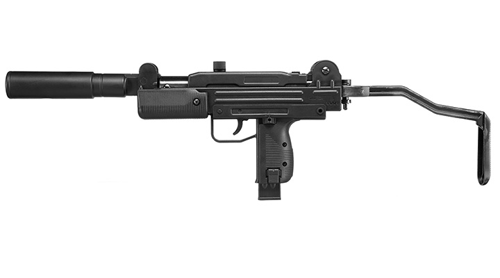 IWI Mini Uzi Knicklauf Luftpistole Kal. 4,5 mm Diabolo Klappschaft schwarz