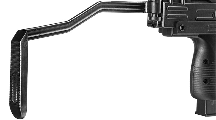 IWI Mini Uzi Knicklauf-Luftpistole Kal. 4,5 mm Diabolo Klappschaft schwarz Bild 4