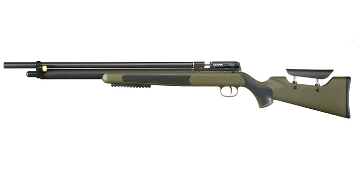 Diana XR200 PCP Pressluftgewehr Kal. 5,5 mm Diabolo mit 14-Schuss Magazin u. Twin-Shot-Tray oliv inkl. Waffenkoffer