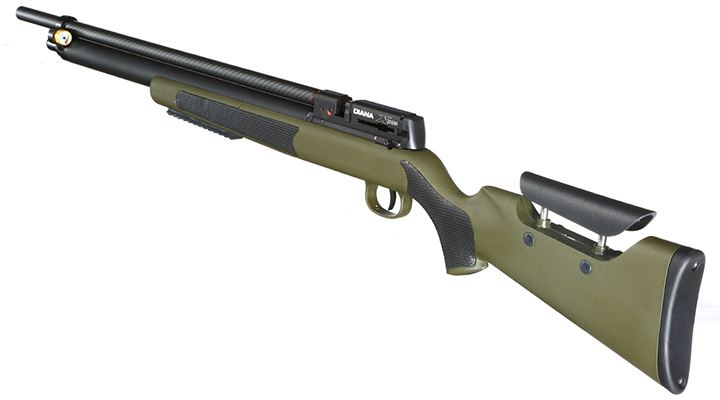 Diana XR200 PCP Pressluftgewehr Kal. 5,5 mm Diabolo mit 14-Schuss Magazin u. Twin-Shot-Tray oliv inkl. Waffenkoffer Bild 2
