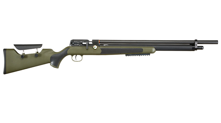 Diana XR200 PCP Pressluftgewehr Kal. 5,5 mm Diabolo mit 14-Schuss Magazin u. Twin-Shot-Tray oliv inkl. Waffenkoffer Bild 4