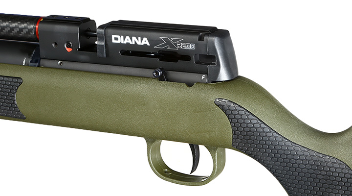 Diana XR200 PCP Pressluftgewehr Kal. 4,5 mm Diabolo mit 14-Schuss Magazin u. Twin-Shot-Tray oliv inkl. Waffenkoffer Bild 9