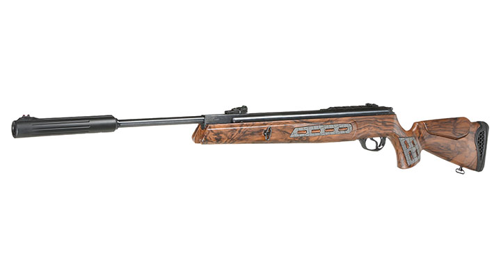 Hatsan 125 Sniper Knicklauf Luftgewehr Kal. 4,5 mm Diabolo Walnuss Camo inkl. Zweibein und Tragegurt Bild 1