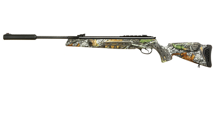 Hatsan 125 Sniper Knicklauf Luftgewehr Kal. 4,5 mm Diabolo Mossy Oak Camo inkl. Zweibein und Tragegurt