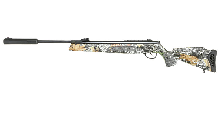 Hatsan 125 Sniper Knicklauf Luftgewehr Kal. 4,5 mm Diabolo Mossy Oak Camo inkl. Zweibein und Tragegurt
