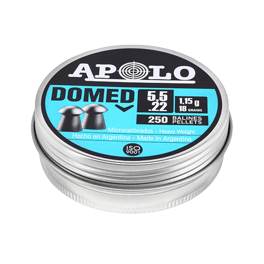 Apolo Diabolo Domed Kal. 5,5 mm Rundkopf 250er Dose Bild 1