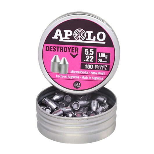 Apolo Destroyer Spitzkopf-Diabolos Kal. 5,5 mm 100er Dose