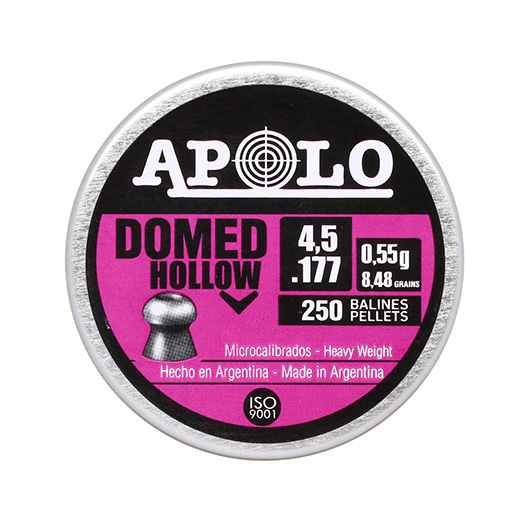 Apolo Diabolo Domed Hollow Kal. 4,5 mm Hohlspitz 250er Dose Bild 3