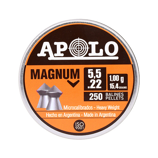 Apolo Diabolos Magnum Kal. 5,5 mm Spitzkopf 250er Dose Bild 3