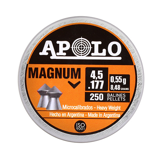Apolo Diabolos Magnum Kal. 4,5 mm Spitzkopf 250er Dose Bild 3