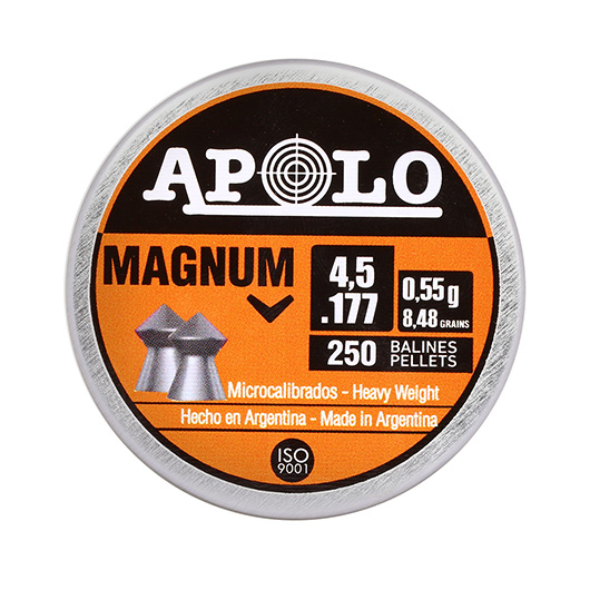 Apolo Magnum Spitzkopfdiabolos  Kal. 4,5 mm 250er Dose Bild 3