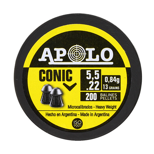 Apolo Diabolo Conic Kal. 5,5 mm Spitzkopf 200er Dose Bild 3