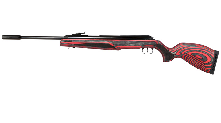 Diana 54 Airking Pro Luftgewehr Kal. 4,5mm Diabolo Seitenspanner Holzschaft Laminated rot/schwarz