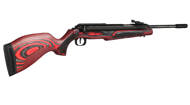 Diana 54 Airking Pro Luftgewehr Kal. 4,5mm Diabolo Seitenspanner Holzschaft Laminated rot/schwarz Bild 10