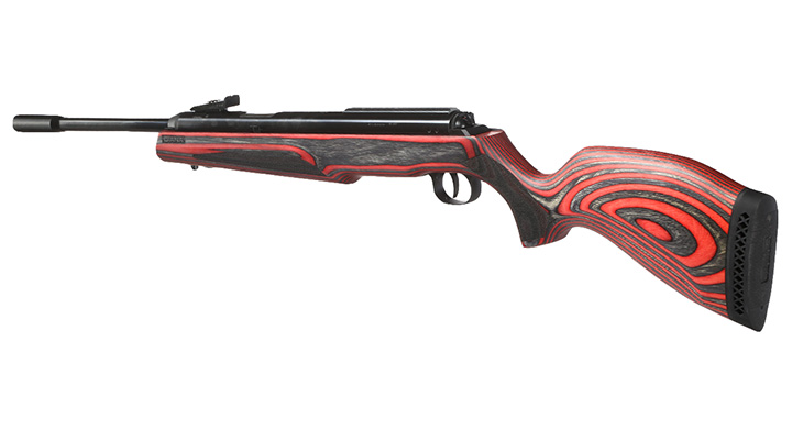 Diana 54 Airking Pro Luftgewehr Kal. 4,5mm Diabolo Seitenspanner Holzschaft Laminated rot/schwarz Bild 2
