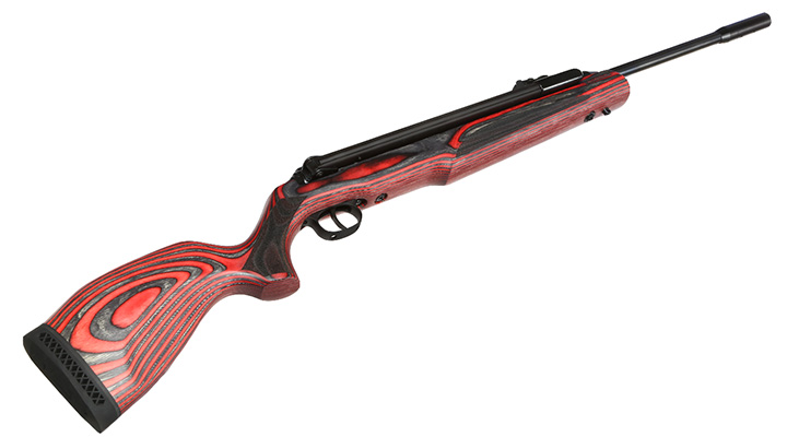 Diana 54 Airking Pro Luftgewehr Kal. 4,5mm Diabolo Seitenspanner Holzschaft Laminated rot/schwarz Bild 3