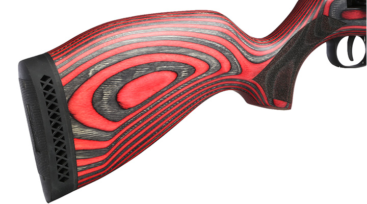 Diana 54 Airking Pro Luftgewehr Kal. 4,5mm Diabolo Seitenspanner Holzschaft Laminated rot/schwarz Bild 5