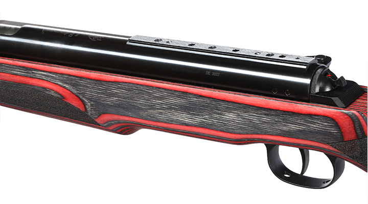 Diana 54 Airking Pro Luftgewehr Kal. 4,5mm Diabolo Seitenspanner Holzschaft Laminated rot/schwarz Bild 8