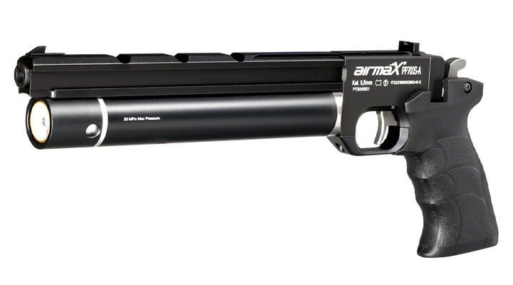 airmaX PP700S-A Pressluftpistole PCP Kal. 5,5 mm Diabolo schwarz Bild 1