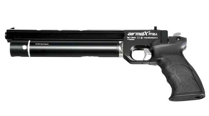 airmaX PP700S-A Pressluftpistole PCP Kal. 5,5 mm Diabolo schwarz Bild 7