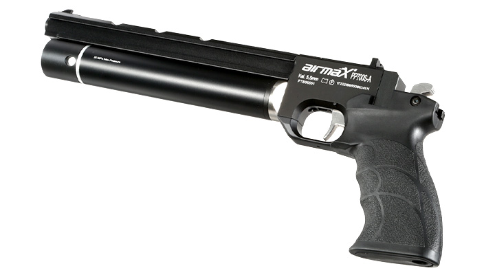 airmaX PP700S-A Pressluftpistole PCP Kal. 5,5 mm Diabolo schwarz Bild 8