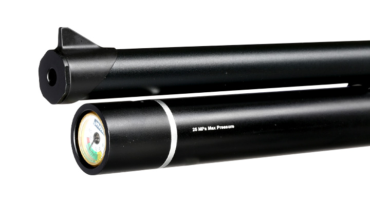 airmaX PP750 Pressluftpistole PCP Kal. 5,5 mm Diabolo schwarz inkl. Schultersttze und 7-Schuss Magazin Bild 5