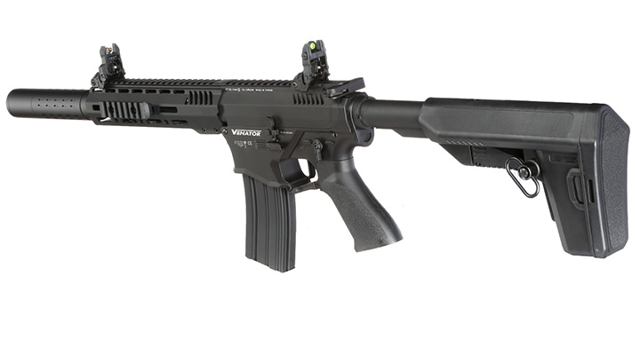 KLI Venator MK2 4,5mm BB Vollmetall S-AEG elektrisches Luftgewehr schwarz Bild 2