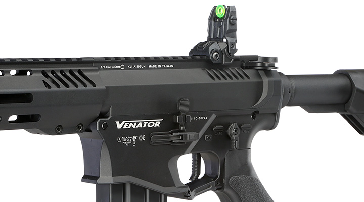 KLI Venator MK2 4,5mm BB Vollmetall S-AEG elektrisches Luftgewehr schwarz Bild 4