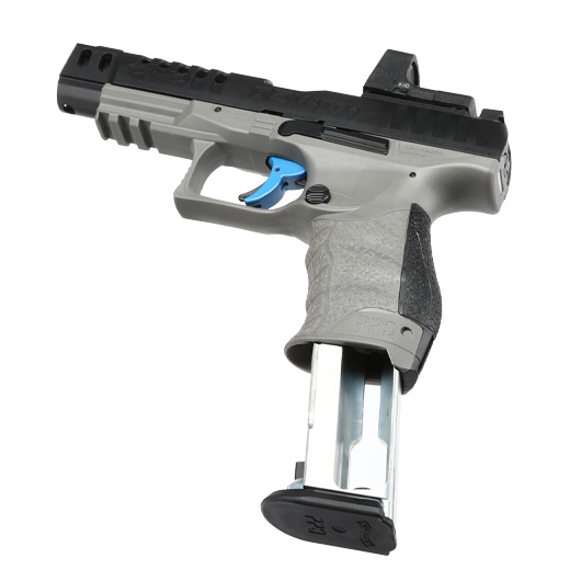 Walther PPQ M2 Q5 Match Combo CO2 Luftpistole Kal. 4,5mm Diabolo Blowback Metallschlitten schwarz/grau inkl. RedDot Bild 4