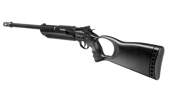 Bruni Guns Herd Wolf 711 CO2 Revolver-Luftgewehr 4,5mm Stahl-BB mit Metallgehuse schwarz Bild 2