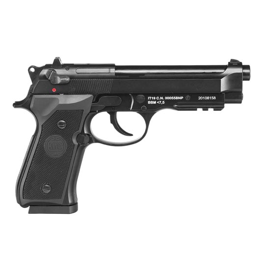 Bruni Guns 92 CO2 Luftpistole Kal. 4,5mm BB Vollmetall Blowback schwarz Bild 3