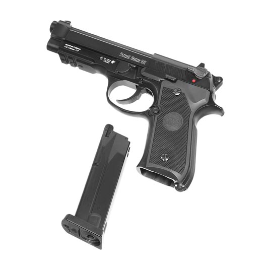 Bruni Guns 92 CO2 Luftpistole Kal. 4,5mm BB Vollmetall Blowback schwarz Bild 4