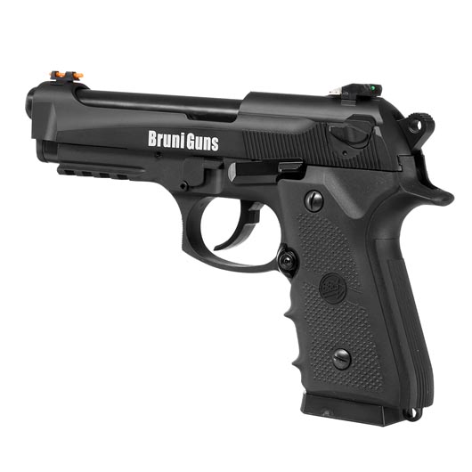 Bruni Guns 331 Sport CO2 Luftpistole Kal. 4,5mm BB Blowback mit Metallschlitten schwarz Bild 2