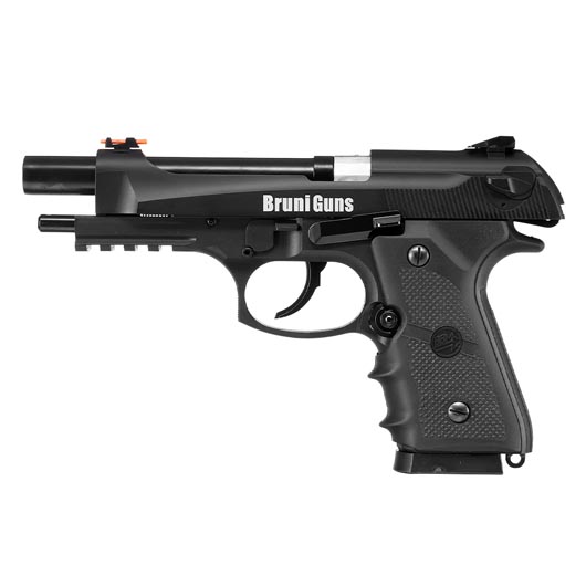 Bruni Guns 331 Sport CO2-Luftpistole Kal. 4,5mm Stahl-BB Blowback mit Metallschlitten schwarz Bild 6