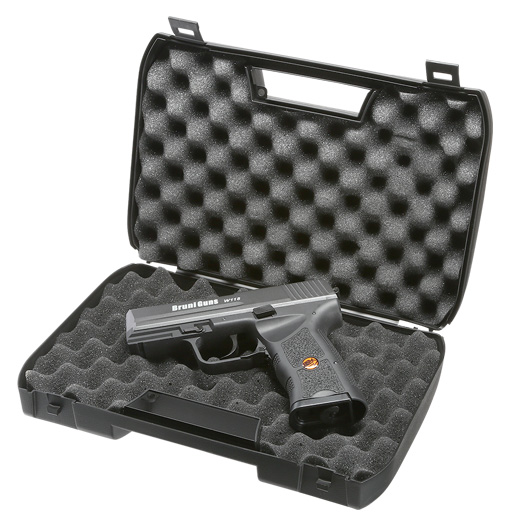 Bruni Guns W118 CO2 Luftpistole Kal. 4,5mm BB Blowback mit Metallschlitten titangrau Bild 9