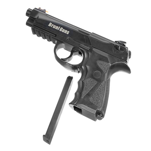 Bruni Guns 306 Sport CO2 Luftpistole Kal. 4,5mm BB Non Blowback schwarz Bild 4