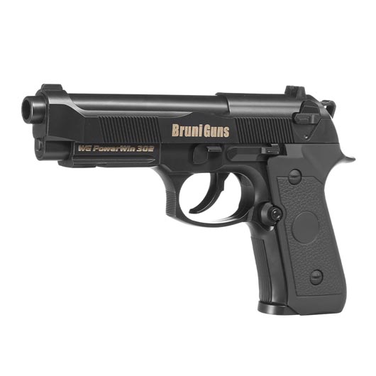 Bruni Guns Powerwin 302 CO2 Luftpistole Kal. 4,5mm BB Non Blowback schwarz Bild 1
