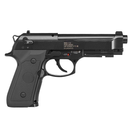 Bruni Guns Powerwin 302 CO2 Luftpistole Kal. 4,5mm BB Non Blowback schwarz Bild 3