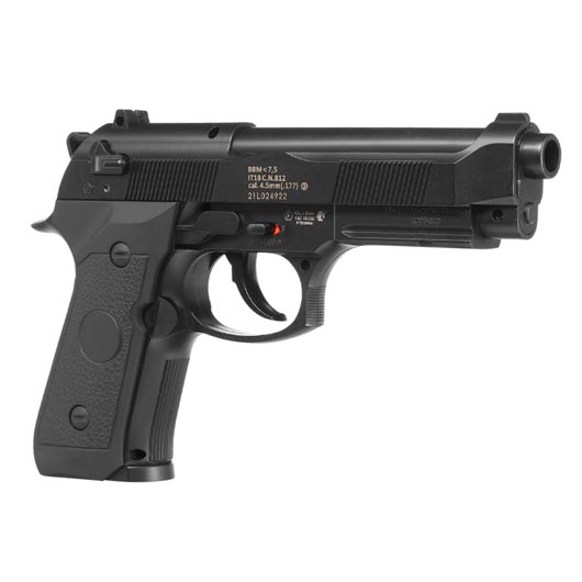 Bruni Guns Powerwin 302 CO2 Luftpistole Kal. 4,5mm BB Non Blowback schwarz Bild 6