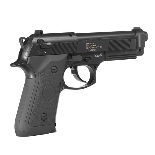 Bruni Guns Powerwin 302 CO2 Luftpistole Kal. 4,5mm BB Non Blowback schwarz Bild 7