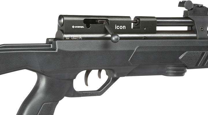 Crosman Icon PCP Pressluftgewehr Kal. 4,5mm Diabolo mit 12-Schuss Magazin schwarz Bild 2