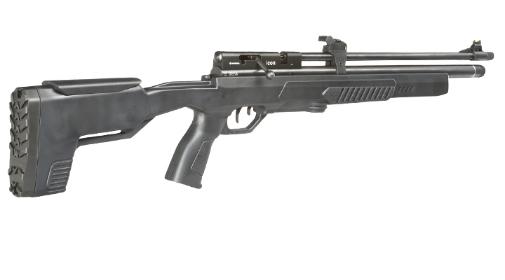 Crosman Icon PCP Pressluftgewehr Kal. 4,5mm Diabolo mit 12-Schuss Magazin schwarz Bild 5