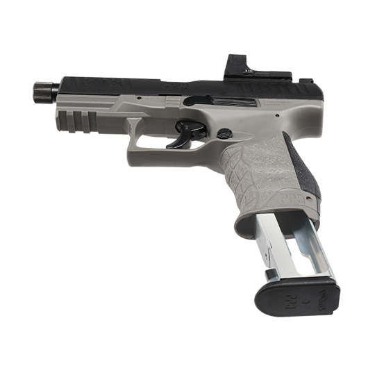 Walther PPQ M2 Q4 TAC Combo CO2-Luftpistole Kal. 4,5mm Diabolo Blowback Metallschlitten schwarz/grau inkl. RedDot Bild 4