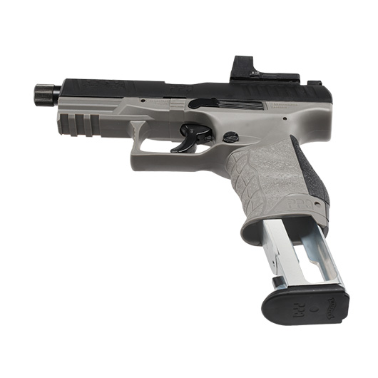 Walther PPQ M2 Q4 TAC Combo CO2 Luftpistole Kal. 4,5mm Diabolo Blowback Metallschlitten schwarz/grau inkl. RedDot Bild 4