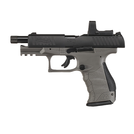 Walther PPQ M2 Q4 TAC Combo CO2 Luftpistole Kal. 4,5mm Diabolo Blowback Metallschlitten schwarz/grau inkl. RedDot Bild 5