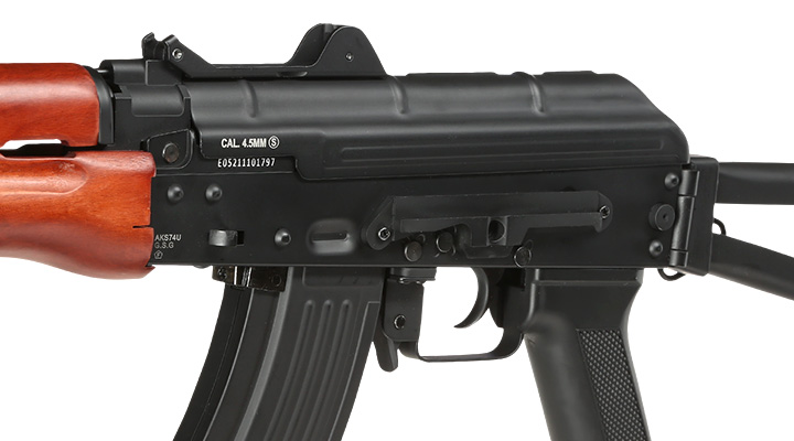Kalashnikov AKS74U 4,5mm BB CO2 Luftgewehr Vollmetall mit Klappschaft Bild 5