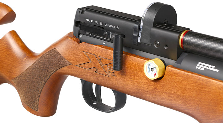 Diana XR200 Premium PCP Pressluftgewehr Kal. 4,5 mm Diabolo Holzschaft mehrschssig inkl. Waffenkoffer Bild 10