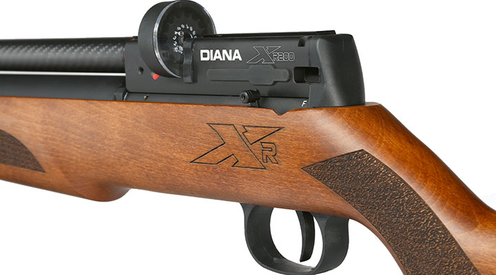 Diana XR200 Premium PCP Pressluftgewehr Kal. 4,5 mm Diabolo Holzschaft mehrschssig inkl. Waffenkoffer Bild 7