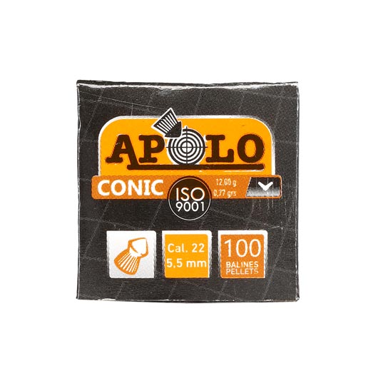 Apolo Diabolo Conic Kal. 5,5 mm Spitzkopf 100er Packung Bild 2
