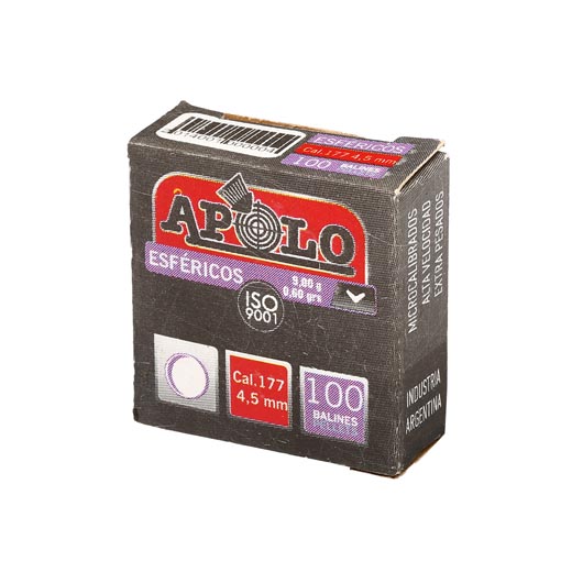 Apolo Blei-BBs Esfricos Kal. 4,5 mm 100er Packung Bild 1